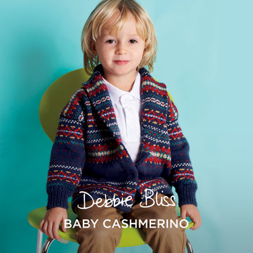 Debbie Bliss Drew Fairisle Jacket Knitting Pattern