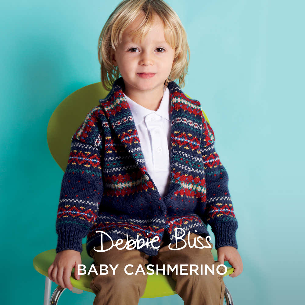 Debbie Bliss Drew Fairisle Jacket Knitting Pattern