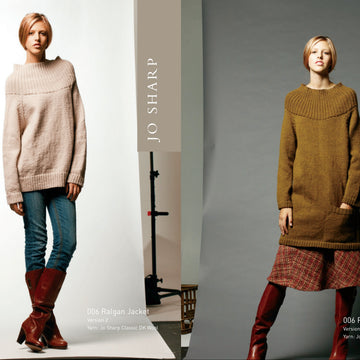 Jo Sharp Raglan Sweater Jumper Knitting Pattern