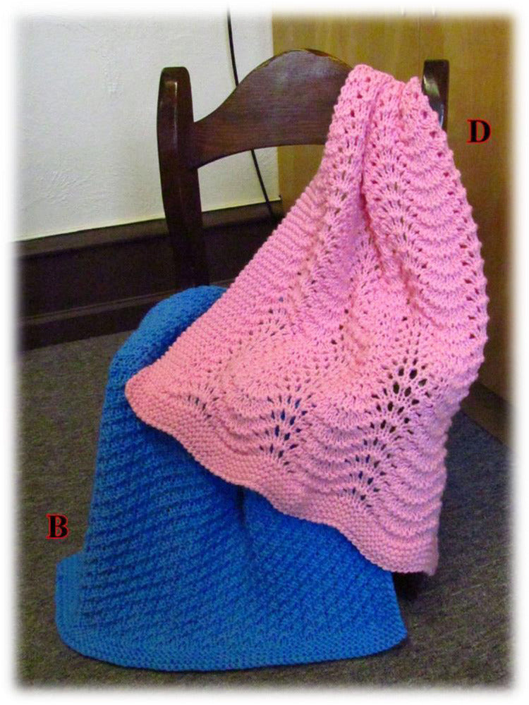 Mini Blankets Knitting Pattern