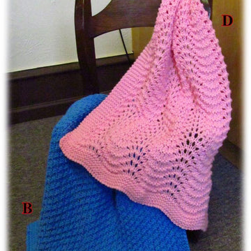 Mini Blankets Knitting Pattern