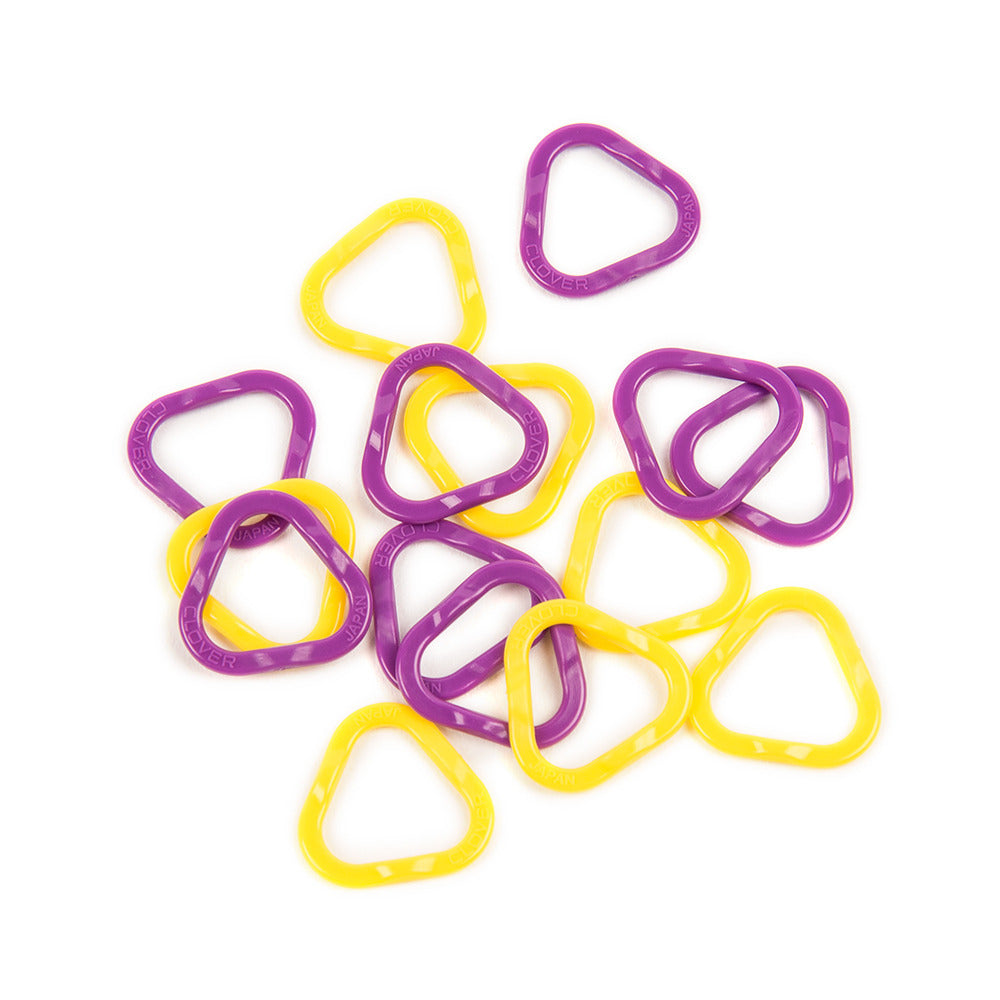 Clover Stitch Markers Triangle (Medium)