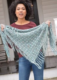 Olivet Shawl Cape Knitting Pattern