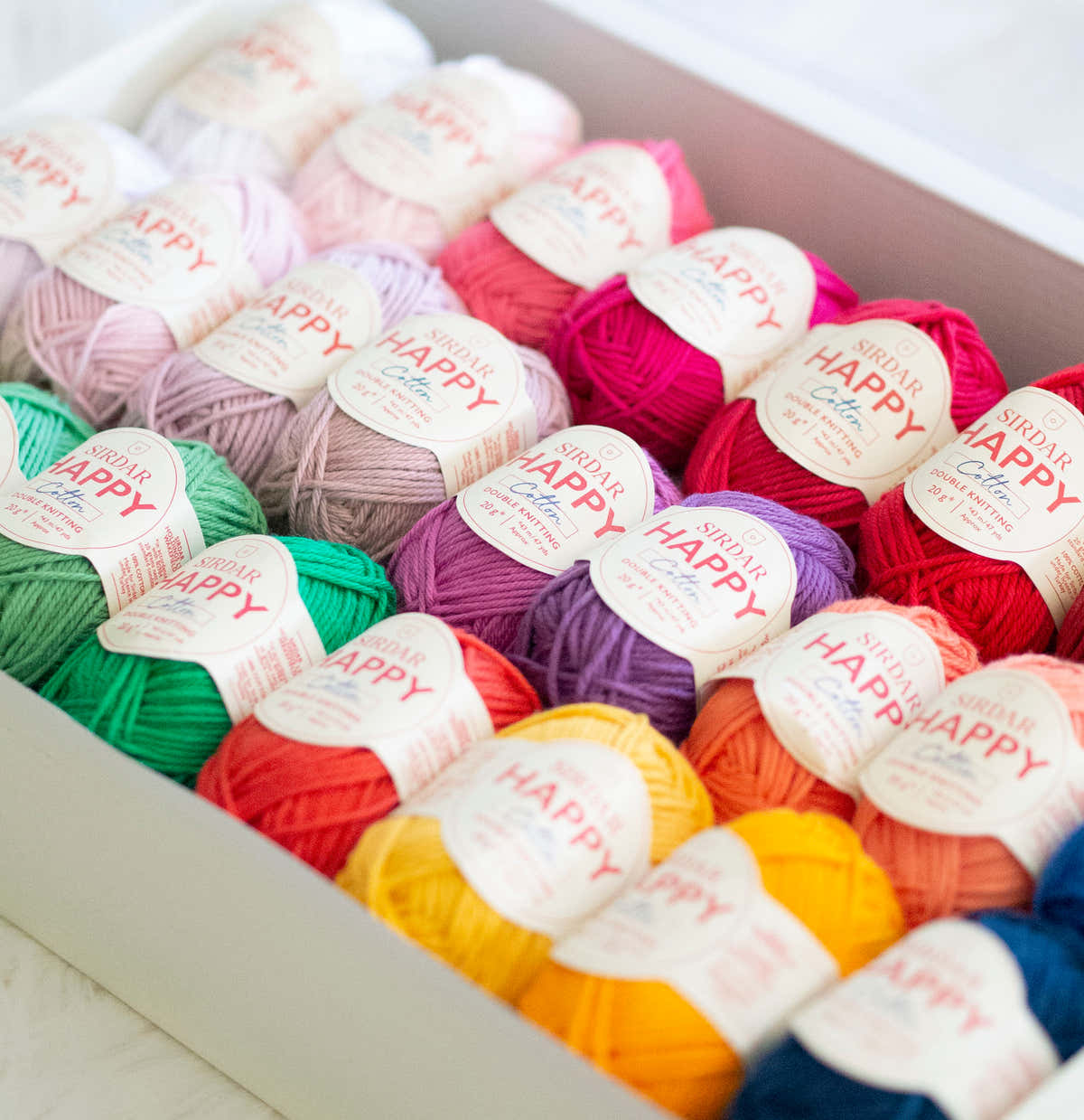 Sirdar Happy Cotton Assortment Pack Yarn - Cotton DK