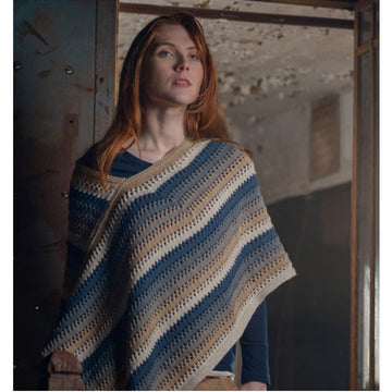 The Fibre Co. Striped Poncho PDF