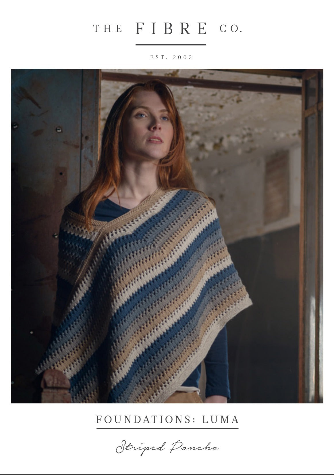The Fibre Co. Striped Poncho PDF