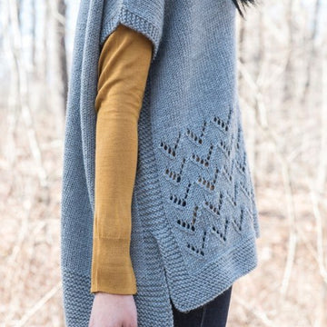 Berroco Camden Hills Poncho Cape Knitting Pattern