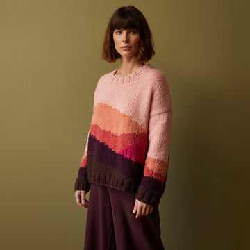 Debbie Bliss Uluru Sweater Knitting Pattern