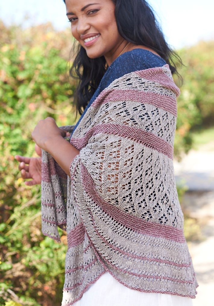 Rowley Shawl Wrap Knitting Pattern