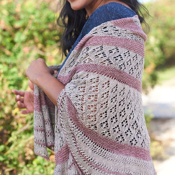 Rowley Shawl Wrap Knitting Pattern
