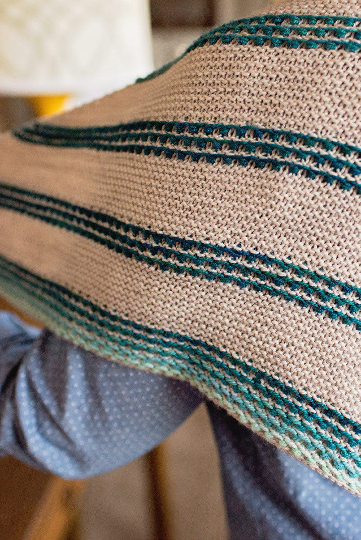 SweetGeorgia Lagom Wrap Knitting Pattern