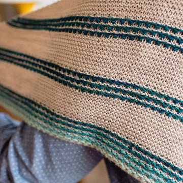 SweetGeorgia Lagom Wrap Knitting Pattern