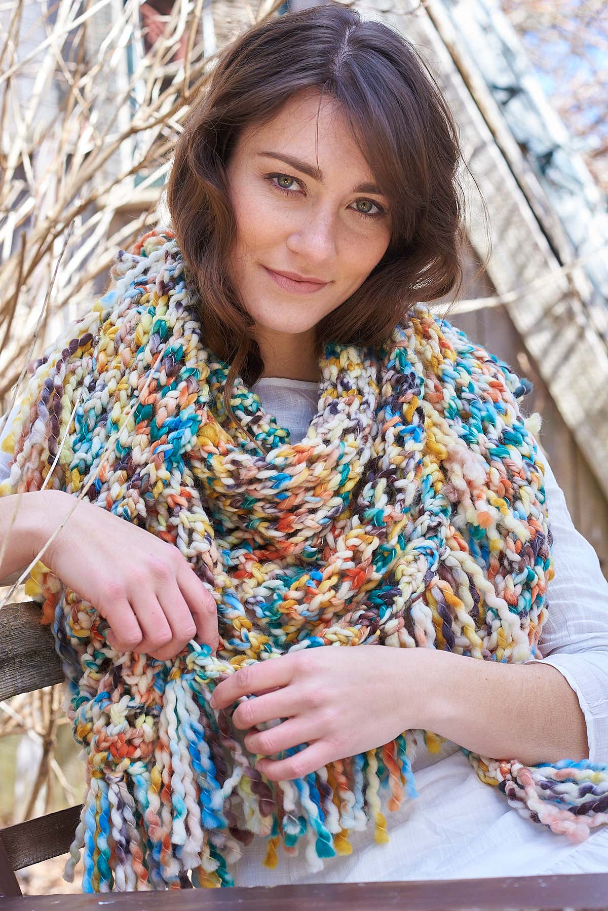 Berroco Papavero Wrap Knitting Pattern