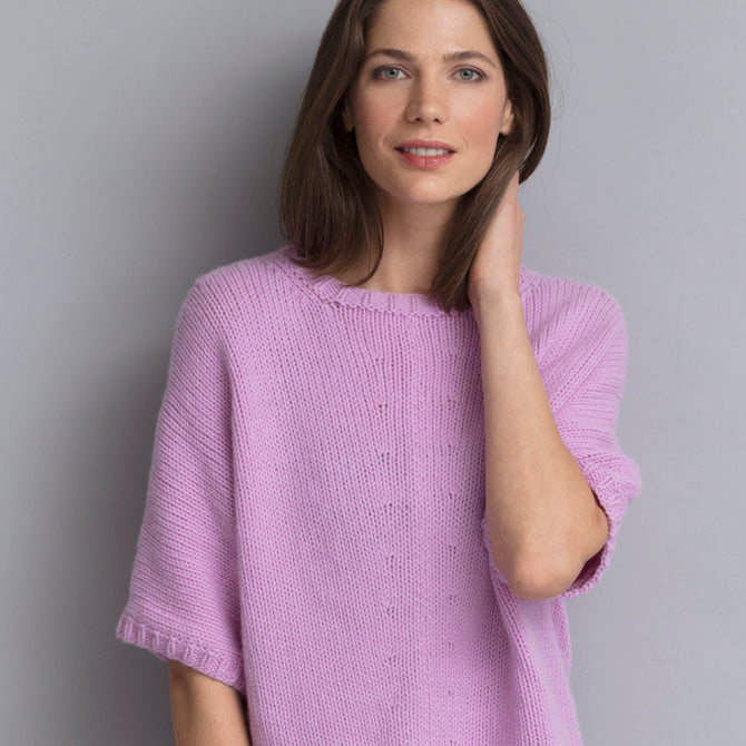 String Portia Hi-Lo Pullover Jumper Knitting Pattern