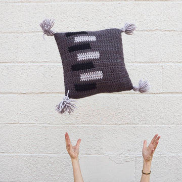 Sliding Doors Throw Pillow Cushion Crochet Pattern