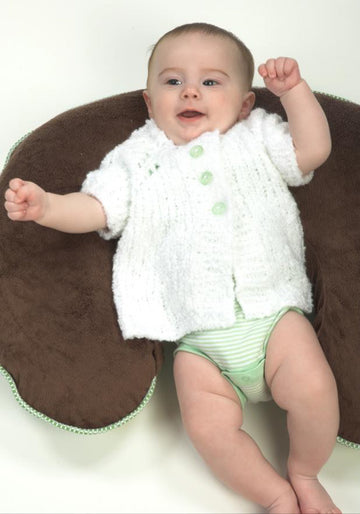 Baby Cardigan in Plymouth Yarn Dreamland Fancy - 2030 - PDF
