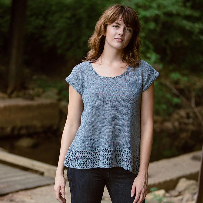 Louet Isidora Tee Jumper Knitting Pattern