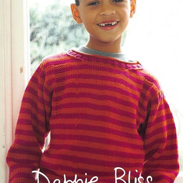 Debbie Bliss Striped Sweater PDF - Old