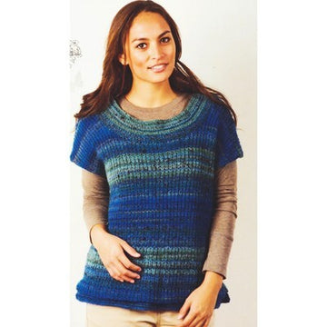 Plymouth Yarn 2667 Pullover Knitting Pattern