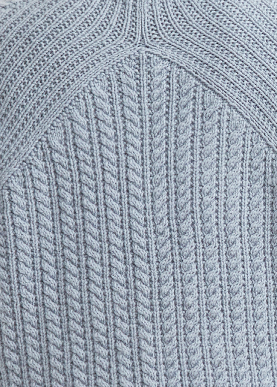 Debbie Bliss Diagonal Yoke Sweater Knitting Pattern