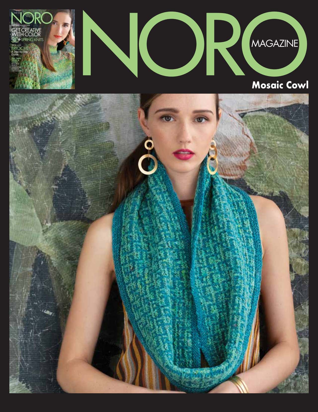 Noro Mosaic Cowl Knitting Pattern