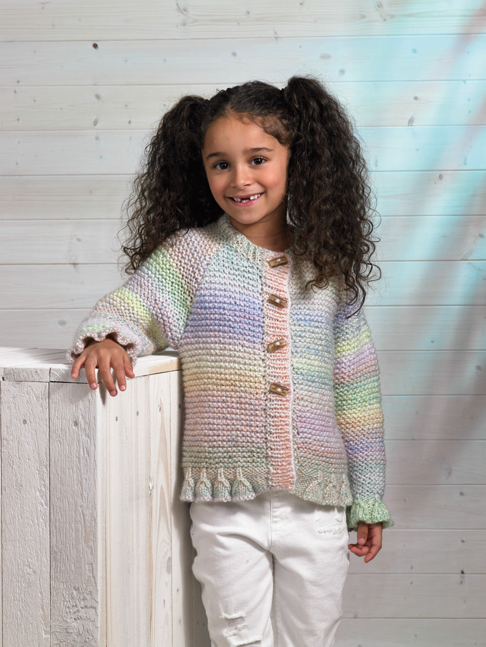 James C. Brett JB700 Cardigan Knitting Pattern