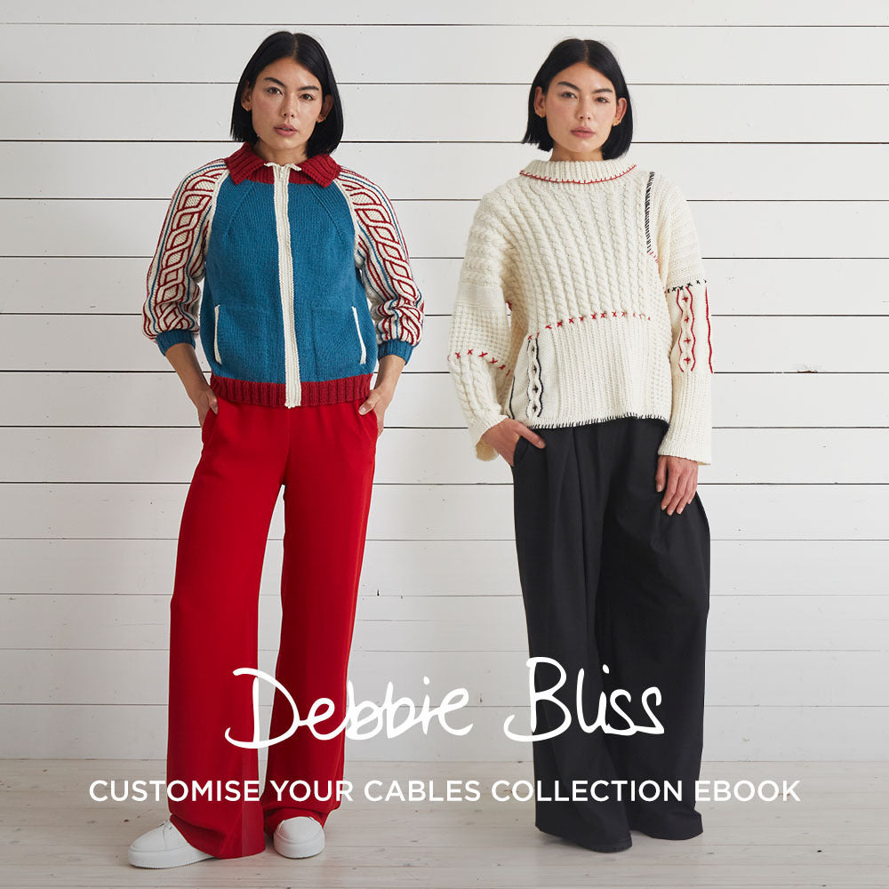 Debbie Bliss Customize Your Cables Collection eBook Knitting Pattern