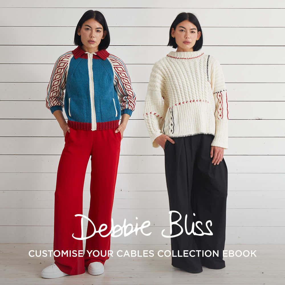Debbie Bliss Customize Your Cables Collection eBook Knitting Pattern