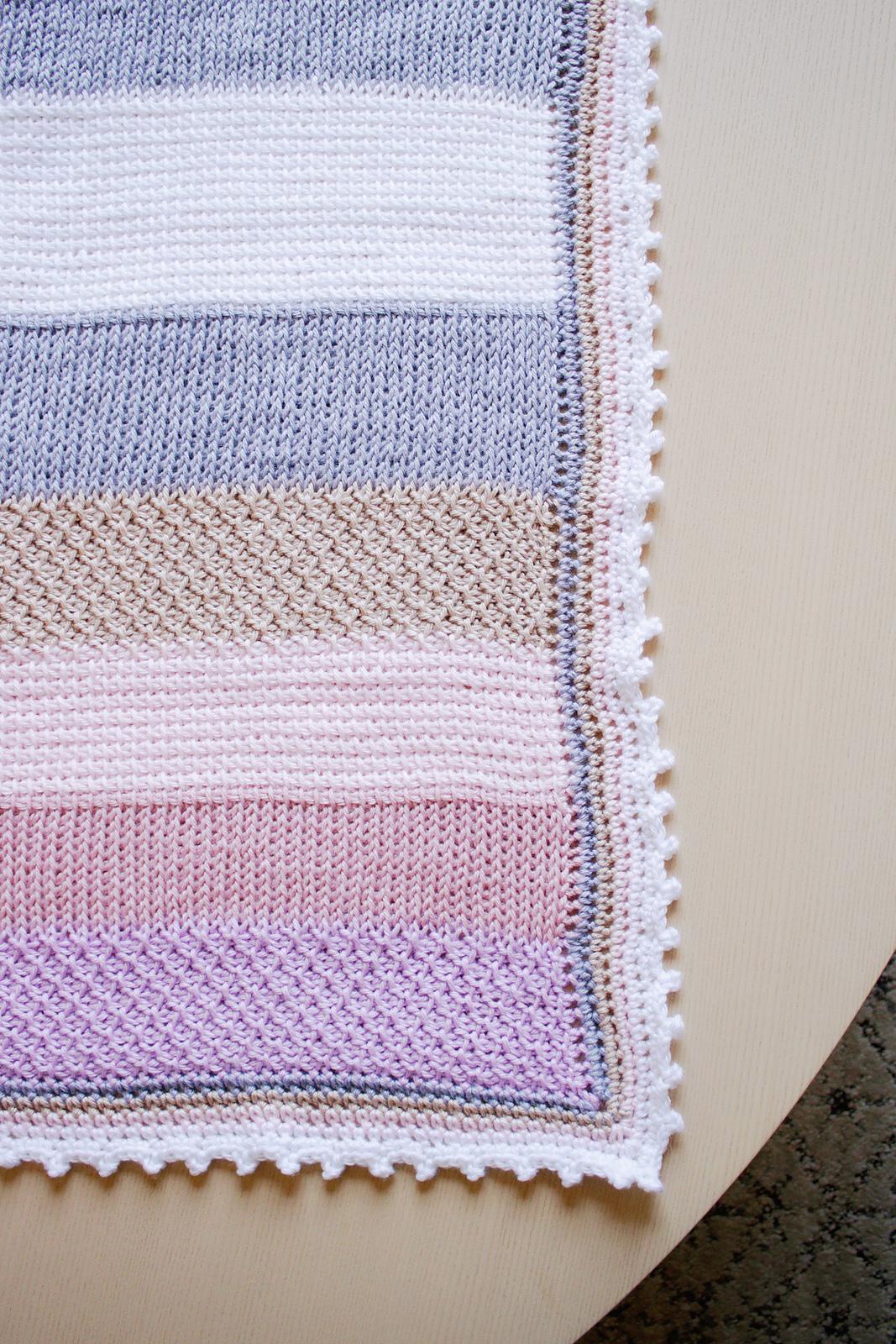 Sweet Stripes Baby Blanket
