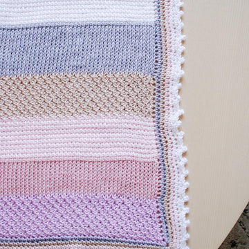 Sweet Stripes Baby Blanket