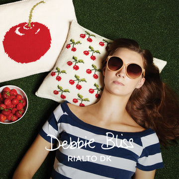 Debbie Bliss Cherry Cushions Knitting Pattern