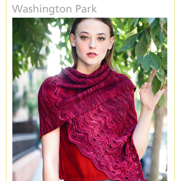 Washington Park Shawl Wrap Knitting Pattern