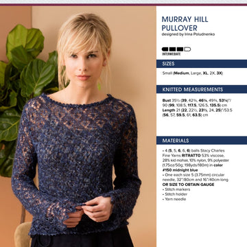 Stacy Charles Fine Yarns Murray Hill Pullover Knitting