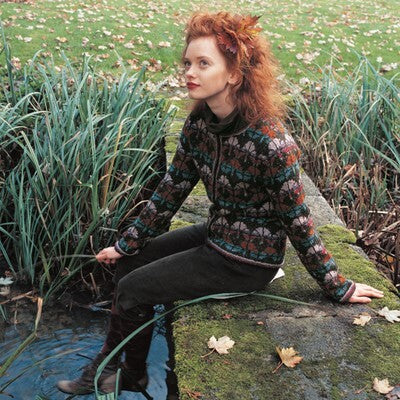Rowan Shaded Flower Cardigan Knitting Pattern