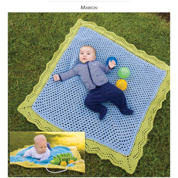 Classic Elite Yarns Marion Blanket Knitting Pattern
