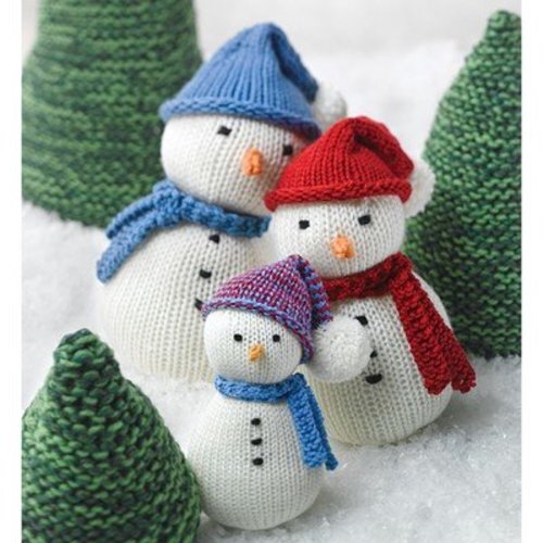 Valley Yarns Snow Family Knitting Pattern