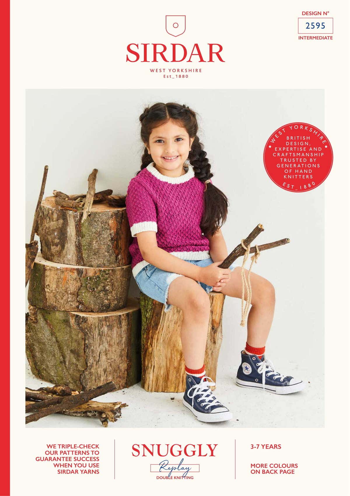 Sirdar Go Home E Tee Top Knitting Pattern