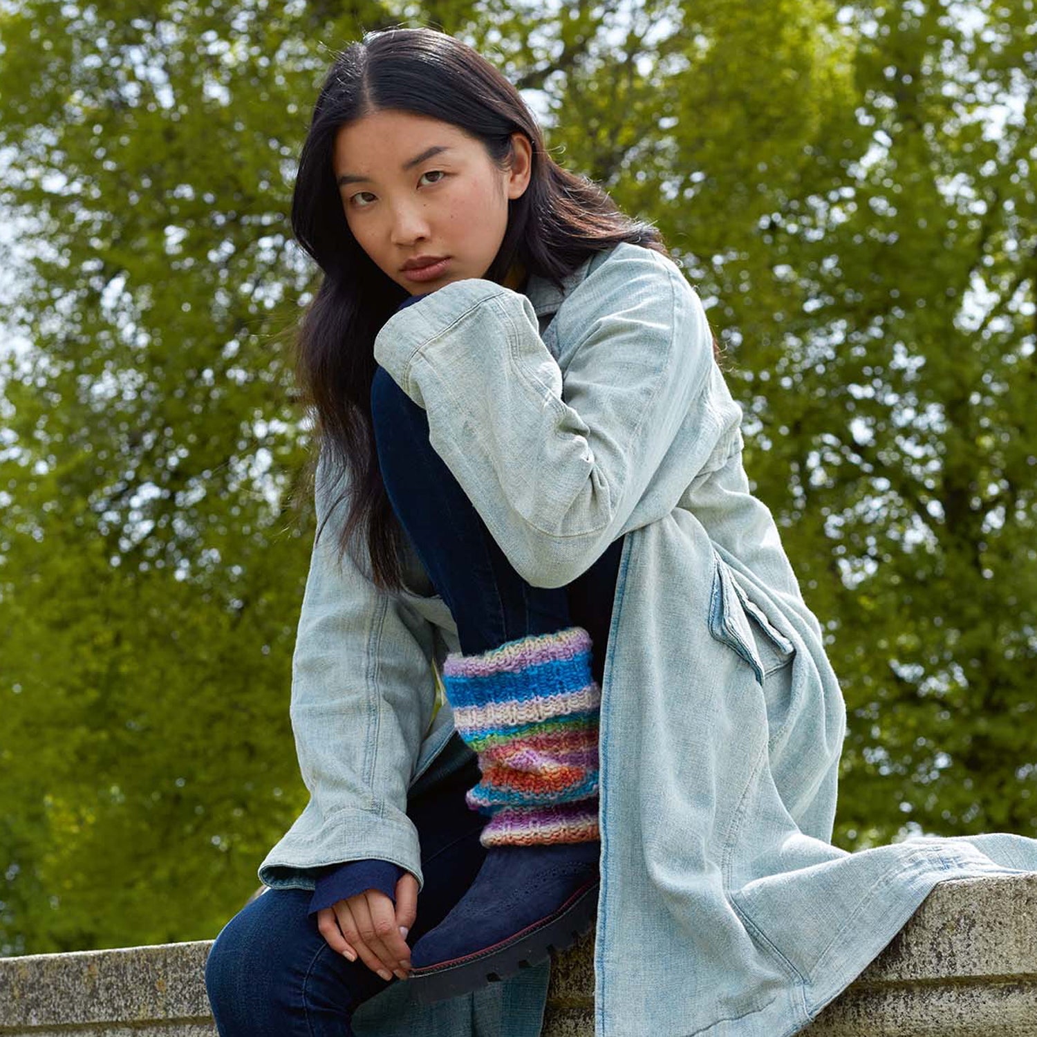 Lang Leg Warmers Accessory Knitting Pattern