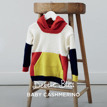 Debbie Bliss Colour Block Hoodie Knitting Pattern