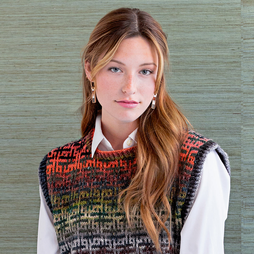 Noro Kenton Waistcoat Knitting Pattern
