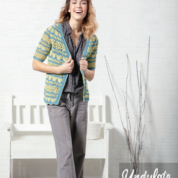 Universal Yarn Undulate Cardigan Knitting Pattern