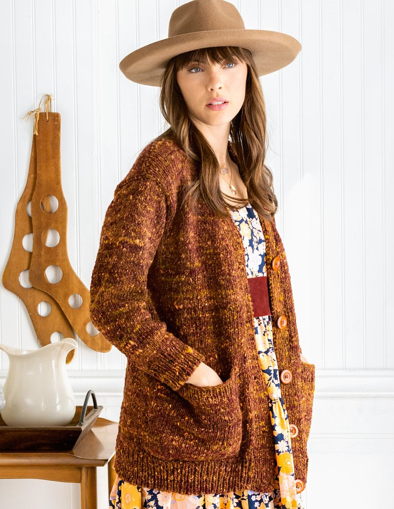 Hazelnut Cardigan Knitting Pattern