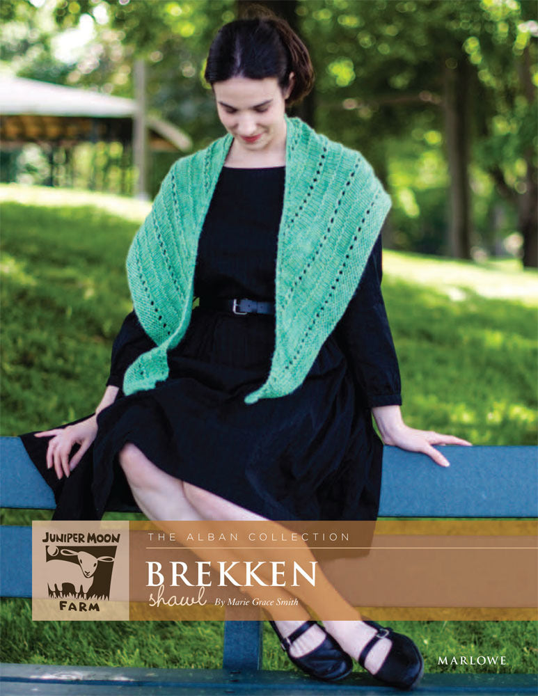 Brekken Shawl Wrap Knitting Pattern