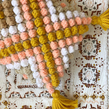 Saffron Diamonds Cushion