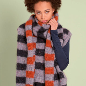Bowes Scarf Knitting Pattern