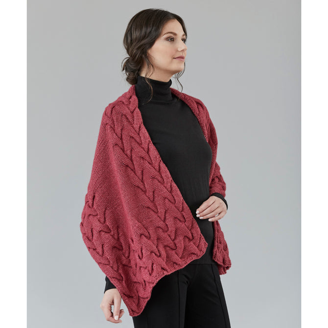Stacy Charles Fine Yarns Marjorie Wrap Knitting Pattern