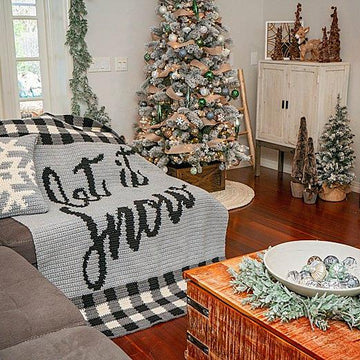 Let It Snow Blanket & Pillow