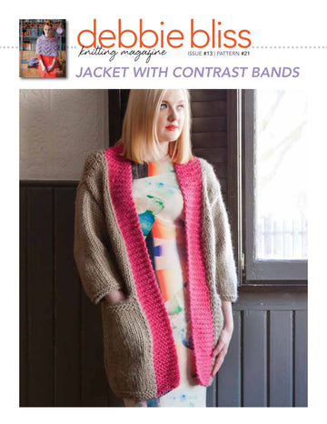 Debbie Bliss Jacket with Contrast Band PDF