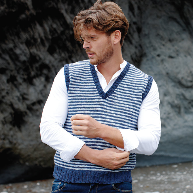 Rowan Brett Waistcoat Knitting Pattern