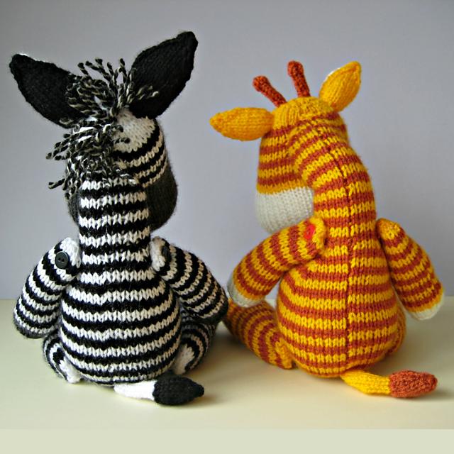 Gerry Giraffe and Ziggy Zebra